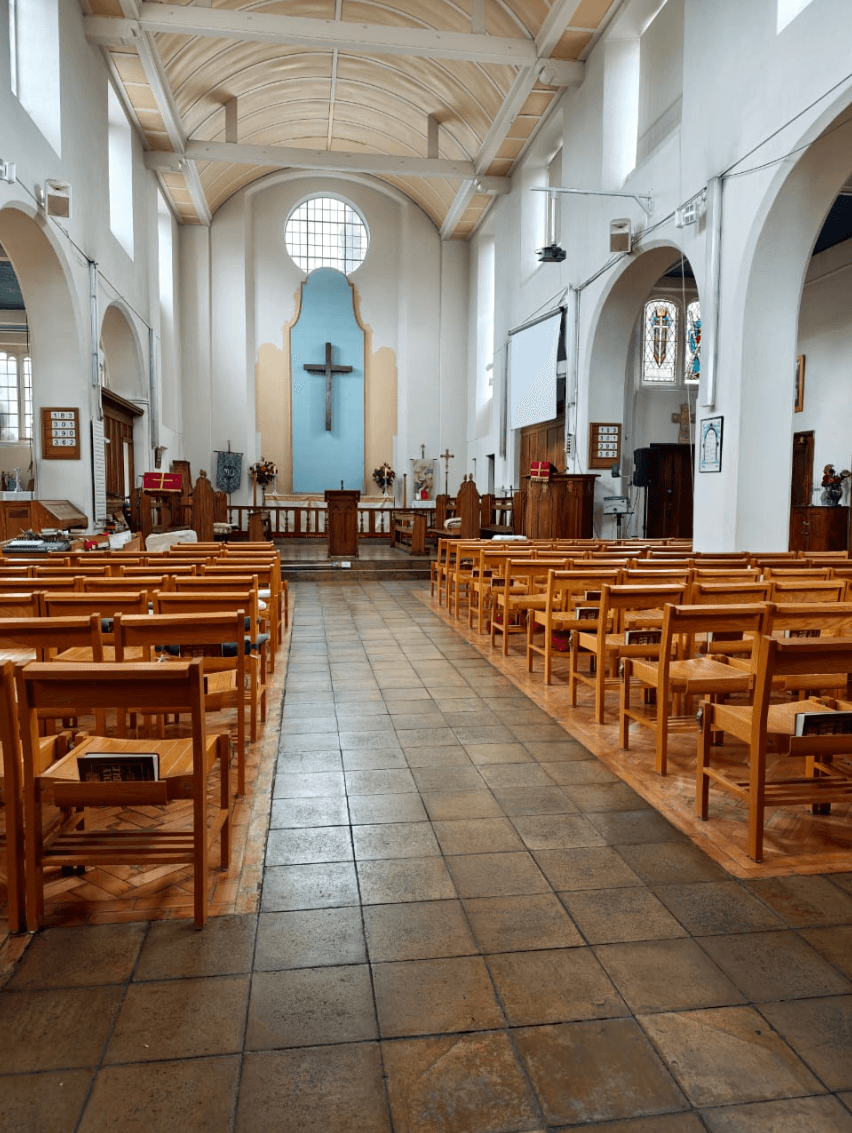 Inside Emmanuel Parish Church