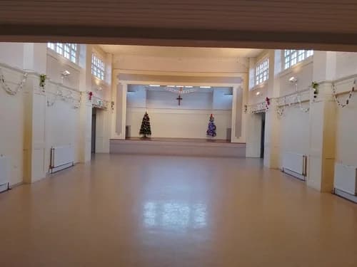 Church hall available for events